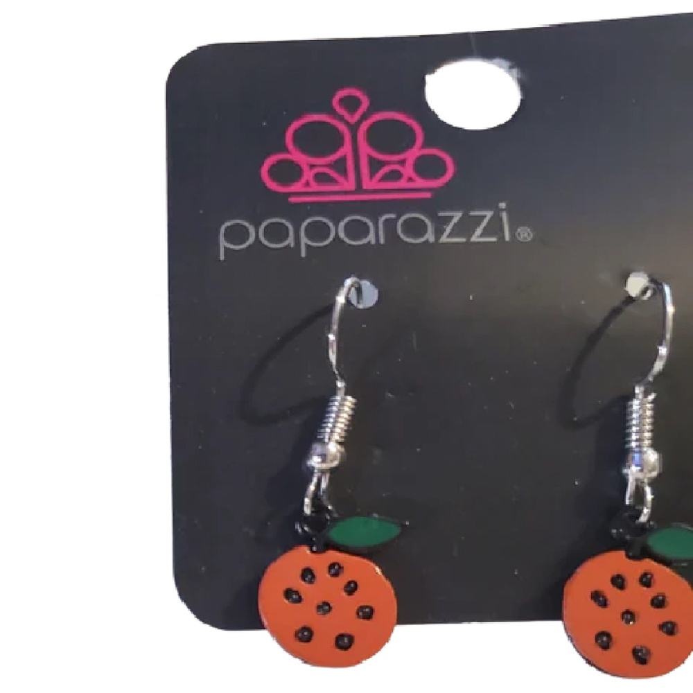 🖤 Orange Fruit Dangle Earrings NEW